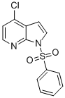 结构式 CAS# 348640-05-1, 4-氯-1-(苯磺酰基)-1H-吡咯并[2,3-b]吡啶