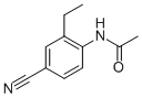 structure of CAS# 34921-76-1, N1-(4-Cyano-2-Ethylphenyl)Acetamide;N1-(4-CYANO-2-ETHYLPHENYL)ACETAMIDE;4-ACETAMIDO-3-ETHYLBENZONITRILE;4-CYANO-2-ETHYLACETANILIDE