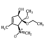 CAS#: 349611-96-7， (1R,4S,5S)-5-Ethoxy-5-Methoxy-3-Methyl-4-[Methylene(Oxido)-lambda<Sup>5</Sup>-Azanyl]-2-Cyclopenten-1-Ol