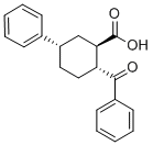 CAS#: 35033-79-5， 2-trans-Benzoyl-5-trans-Phenyl-1-Cyclohexanecarboxylic Acid