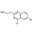 CAS#: 351426-10-3， 6-Bromo-4-Chloro-2-Propylquinazoline