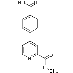 CAS#: 351435-26-2， 4-[2-(Methoxycarbonyl)-4-Pyridinyl]Benzoic Acid