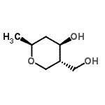 CAS#: 351875-56-4， (1S)-1,5-Anhydro-2,4-Dideoxy-4-(Hydroxymethyl)-1-Methyl-D-Threo-Pentitol