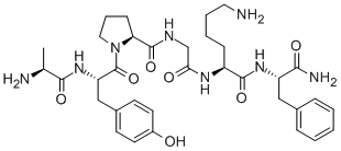 structure of CAS# 352017-71-1, H-Ala-Tyr-Pro-Gly-Lys-Phe-NH2;(ALA1)-THROMBIN RECEPTOR-LIKE 3 (1-6) AMIDE (MOUSE);Proteinase Activated Receptor 4 Amide, Mouse;PROTEASE-ACTIVATED RECEPTOR-4 AGONIST AMIDE