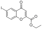structure of CAS# 35204-44-5, Ethyl 6-Iodo-4-Oxo-4H-Chromene-2-Carboxylate;ETHYL 6-IODO-4-OXO-4H-CHROMENE-2-CARBOXYLATE