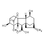 CAS#: 35214-68-7， (1S,2S,3S,5S,8R,9S,10R,11S,12S)-3,12-Dihydroxy-11-Methyl-6-Methylene-16-Oxo-15-Oxapentacyclo[9.3.2.1<Sup>5,8</Sup>.0<Sup>1,10</Sup>.0<Sup>2,8</Sup>]Heptadecane-9-Carboxylic Acid