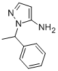 structure of CAS# 3524-13-8, 2-[(1S)-1-Phenylethyl]Pyrazol-3-Amine;2-[(1S)-1-Phenylethyl]-3-Pyrazolamine;[2-[(1S)-1-Phenylethyl]Pyrazol-3-Yl]Amine;Zinc03440665