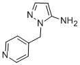 结构式 CAS# 3524-31-0, 2-(吡啶-4-基甲基)吡唑-3-胺