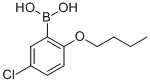 结构式 CAS# 352534-88-4, 2-丁氧基-5-氯苯硼酸