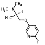 CAS#: 352707-32-5， (2R)-1-[(6-Fluoro-3-Pyridinyl)Oxy]-N,N-Dimethyl-2-Propanamine