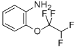 structure of CAS# 35295-34-2, 2-(1,1,2,2-Tetrafluoroethoxy)Aniline;2-Amino-Alpha,Alpha,Beta,Beta-Tetrafluorophenetole;2-(1,1,2,2-Tetrafluoroethoxy)Aniline 98%;2-(1,1,2,2-Tetrafluoroethoxy)Aniline98%