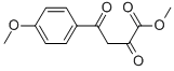 structure of CAS# 35322-20-4, Ethyl 4-(4-Methoxyphenyl)-2,4-Dioxobutanoate;Ethyl 4-(4-Methoxyphenyl)-2,4-Dioxo-Butanoate;4-(4-Methoxyphenyl)-2,4-Dioxobutanoic Acid Ethyl Ester;2,4-Diketo-4-(4-Methoxyphenyl)Butyric Acid Ethyl Ester