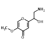 CAS#: 353268-99-2， 2-(2-Amino-1-Hydroxyethyl)-5-Methoxy-4H-Pyran-4-One