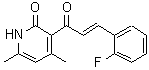CAS#: 353776-02-0， 3-[(2E)-3-(2-Fluorophenyl)-2-Propenoyl]-4,6-Dimethyl-2(1H)-Pyridinone