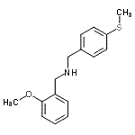 CAS#: 353779-34-7， 1-(2-Methoxyphenyl)-N-[4-(Methylsulfanyl)Benzyl]Methanamine