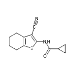 CAS#: 355000-40-7， N-(3-Cyano-4,5,6,7-Tetrahydro-1-Benzothiophen-2-Yl)Cyclopropanecarboxamide