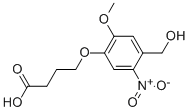 structure of CAS# 355017-64-0, 4-(4-Hydroxymethyl-2-Methoxy-5-Nitrophenoxy)Butyric Acid;4-[4-HYDROXYMETHYL-2-METHOXY-5-NITROPHENOXY)BUTANOIC ACID;4-(4-HYDROXYMETHYL-2-METHOXY-5-NITROPHENOXY)BUTYRIC ACID;HYDROXYMETHYL PHOTOLINKER