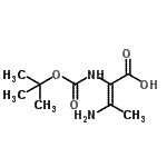 CAS#: 355377-13-8， (2Z)-3-Amino-2-({[(2-Methyl-2-Propanyl)Oxy]Carbonyl}Amino)-2-Butenoic Acid