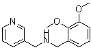 结构式 CAS# 355383-37-8, 1-(2,3-二甲氧基苯基)-N-(3-吡啶基甲基)甲胺