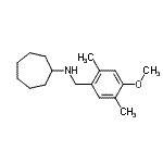 CAS#: 356092-26-7， N-(4-Methoxy-2,5-Dimethylbenzyl)Cycloheptanamine
