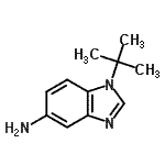结构式 CAS# 35681-34-6, 1-(2-甲基-2-丙基)-1H-苯并咪唑-5-胺