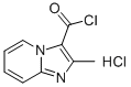 structure of CAS# 35726-81-9, 2-Methylimidazo[1,2-a]Pyridine-3-Carbonyl Chloride Hydrochloride;2-METHYLIMIDAZO[1,2-A]PYRIDINE-3-CARBONYL CHLORIDE HYDROCHLORIDE