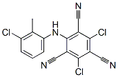 CAS#: 35727-90-3， 2,4-Dichloro-6-[(3-Chloro-2-Methylphenyl)Amino]Benzene-1,3,5-Tricarbonitrile