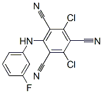 CAS#: 35728-01-9， 2,4-Dichloro-6-[(3-Fluorophenyl)Amino]Benzene-1,3,5-Tricarbonitrile