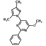 CAS#: 357960-86-2， 4-(3,5-Dimethyl-1H-Pyrazol-1-Yl)-6-Methoxy-2-Phenylpyrimidine