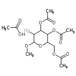 CAS#: 35822-13-0， Acetic Acid, [4,5-Diacetoxy-6-(Acetoxymethyl)-2-Methoxy-Tetrahydropyran-3-Yl]Mercury