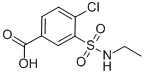CAS#: 3585-45-3， 4-Chloro-3-[(Ethylamino)Sulfonyl]Benzoic Acid