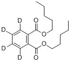 structure of CAS# 358730-89-9, 1,2-Benzene-3,4,5,6-D4-Dicarboxylic Acid, Dipentyl Ester;Phthalic Acid, Bis-N-Pentyl Ester D4;DI-N-PENTYL PHTHALATE-3,4,5,6-D4;Di-Pentyl Phthalate-3,4,5,6-D4