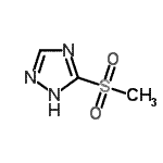 CAS#: 3589-05-7， 5-(Methylsulfonyl)-1H-1,2,4-Triazole