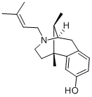 structure of CAS# 359-83-1, Pentazocine;(2R*,6R*,11R*)-1,2,3,4,5,6-Hexahydro-6,11-Dimethyl-3-(3-Methyl-2-Butenyl)-2,6-Methano-3-Benzazocin-8-Ol;1,2,3,4,5,6-Hexahydro-6,11-Dimethyl-3-(3-Methyl-2-Butenyl)-2,6-Methano-3-Benzazocin-8-Ol;2'-Hydroxy-5,9-Dimethyl-2-(3,3-Dimethylallyl)-6,7-Benzomorphan
