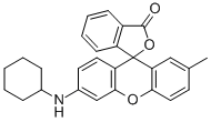 CAS 登录号：35933-93-8， 6'-(环己基氨基)-2'-甲基螺[2-苯并呋喃-3,9'-氧杂蒽]-1-酮