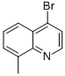 structure of CAS# 36075-68-0, 4-Bromo-8-Methylquinoline;4-BROMO-8-METHYLQUINOLINE