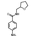 结构式 CAS# 361464-34-8, 4-氨基-N-(四氢-2-呋喃基甲基)苯甲酰胺