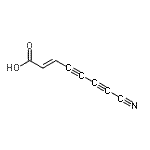 CAS#: 3625-68-1， (2E)-7-Cyano-2-Heptene-4,6-Diynoic Acid
