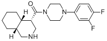 CAS#: 362611-66-3， ((4S,4aS,8aR)-Decahydroisoquinolin-4-Yl)(4-(3,4-Difluorophenyl)Piperazin-1-Yl)Methanone