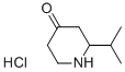 结构式 CAS# 362707-26-4, 2-异丙基-哌啶-4-酮盐酸盐
