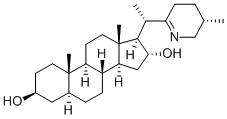 CAS#: 36297-66-2， (3S,5S,8R,9S,10S,13S,14S,16R)-10,13-Dimethyl-17-[(1S)-1-[(5S)-5-Methyl-3,4,5,6-Tetrahydropyridin-2-Yl]Ethyl]-2,3,4,5,6,7,8,9,11,12,14,15,16,17-Tetradecahydro-1H-Cyclopenta[a]Phenanthrene-3,16-Diol