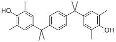 structure of CAS# 36395-57-0, alpha,alpha'-Bis(4-Hydroxy-3,5-Dimethylphenyl)-1,4-Diisopropylbenzene;ALPHA,ALPHA'-BIS(4-HYDROXY-3,5-DIMETHYLPHENYL)-1,4-DIISOPROPYLBENZENE;4,4’-[1,4-Phenylenebis(1-Methylethylidene)]Bis[2,6-Dimethyl-Phenol;4,4'-Bis(4-Hydroxy-3,5-Dimethylphenyl)-1,4-Diisopropylbenzene