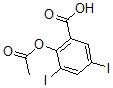 CAS#: 36415-60-8， 2-Acetyloxy-3,5-Diiodobenzoic Acid