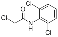 structure of CAS# 3644-56-2, 2-Chloro-N-(2,6-Dichlorophenyl)Acetamide;2-Chloro-N-(2,6-Dichlorophenyl)Ethanamide;Zinc01069418