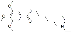 CAS#: 36488-80-9， 6-Diethylaminohexyl 3,4,5-Trimethoxybenzoate