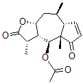 CAS#: 36505-53-0， [(1S,3aR,5R,5aR,8aR,9S,9aR)-1,5,8a-Trimethyl-2,8-Dioxo-3a,4,5,5a,9,9a-Hexahydro-1H-Azuleno[6,5-b]Furan-9-Yl] Acetate