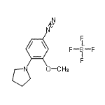 CAS#: 36576-70-2， 3-Methoxy-4-(1-Pyrrolidinyl)Benzenediazonium Tetrafluoroborate
