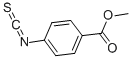 structure of CAS# 3662-78-0, 4-Methoxycarbonylphenyl Isothiocyanate;4-Isothiocyanatobenzoic Acid Methyl Ester;Fs000036;Bb_Sc-1829