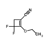 CAS 登录号：367-41-9， 2-乙氧基-3,3-二氟-1-环丁烯-1-甲腈