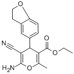 CAS#: 368870-00-2， Ethyl 6-Amino-5-Cyano-4-(2,3-Dihydro-1-Benzofuran-5-Yl)-2-Methyl-4H-Pyran-3-Carboxylate